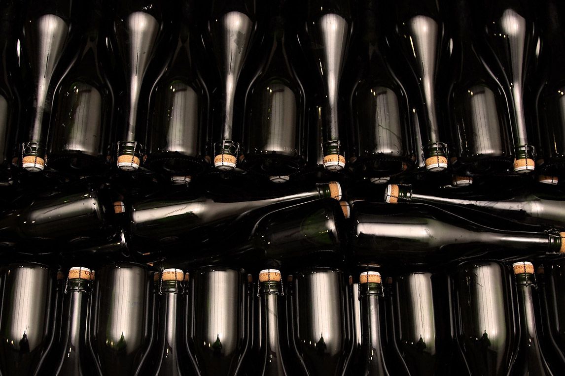Bouteilles de Champagne